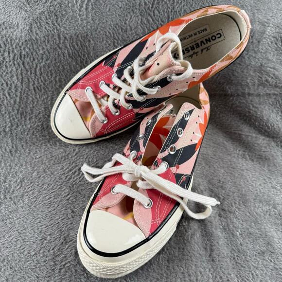 Converse Chuck 70 Womens US 10 UK‎ 8 Pink Floral Low Top Canvas Shoes Sneakers - Picture 12 of 13